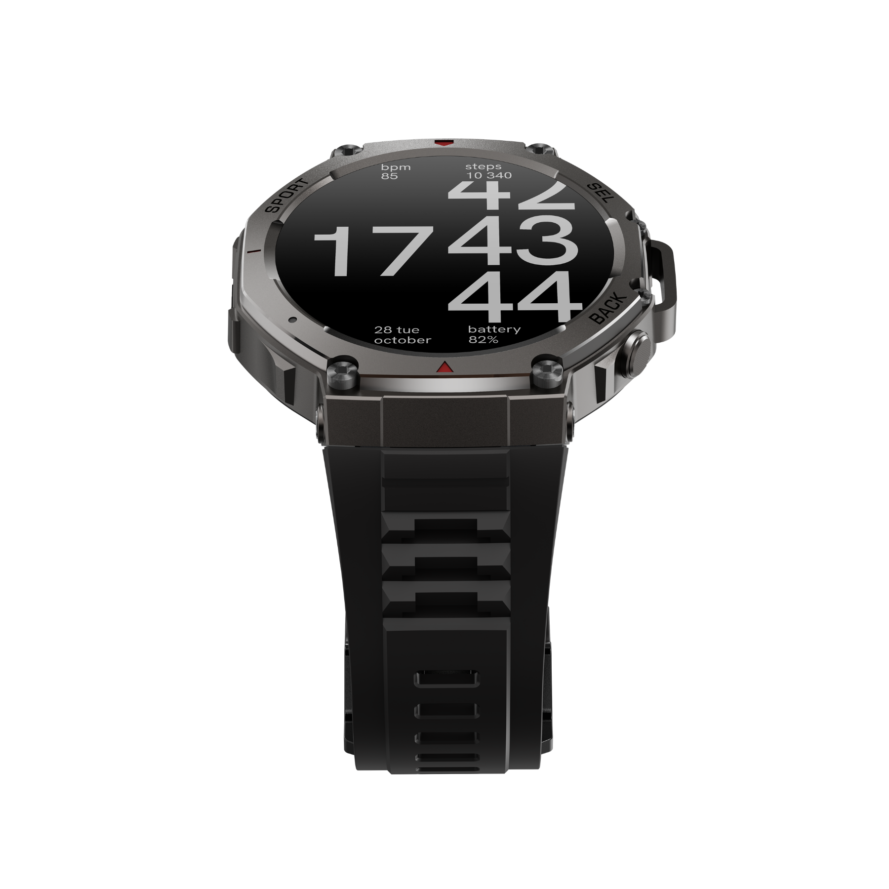 Dale X-Ultra58 – Military SmartWatch with Dual GPS, Compass and Route Tracking – Black