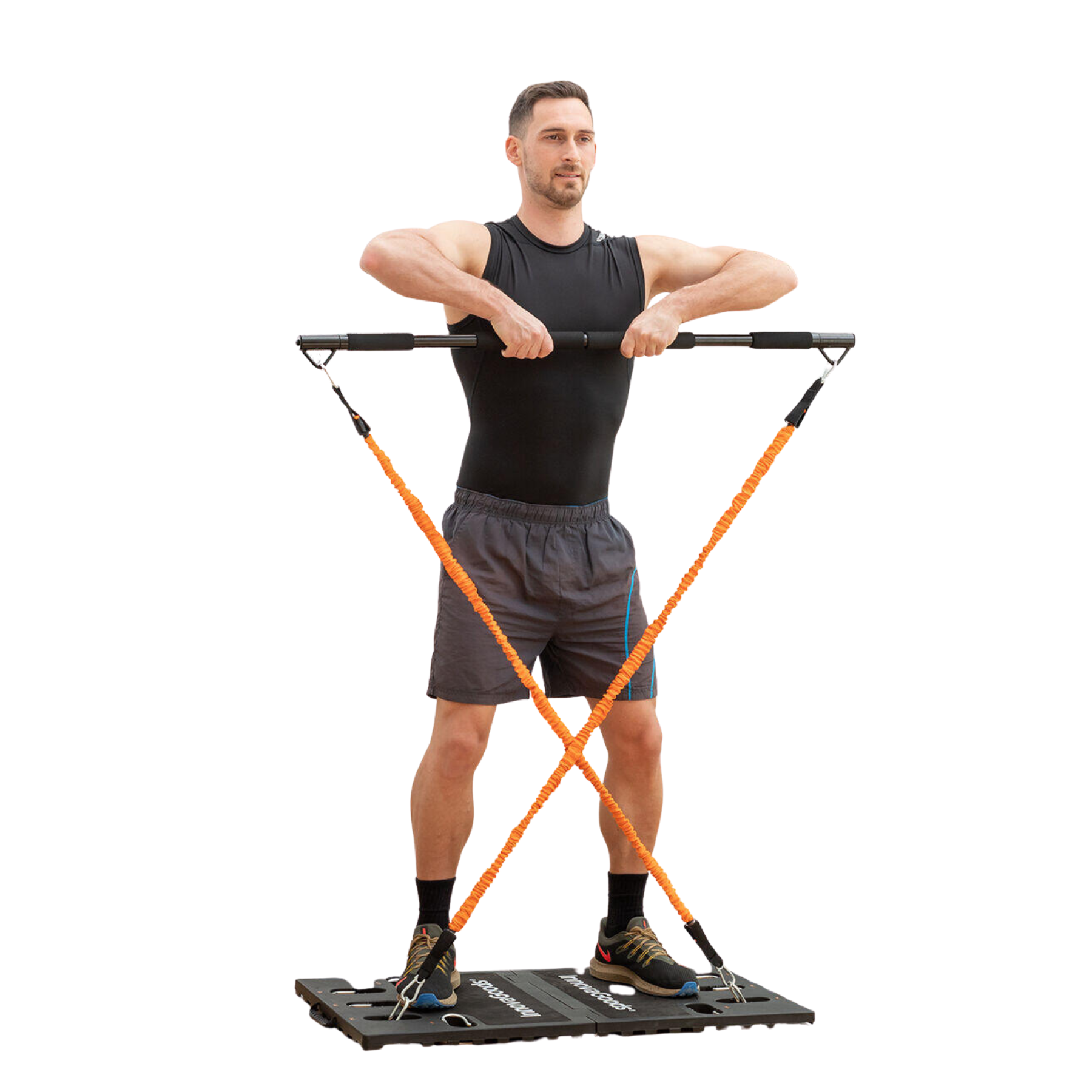 Portable Fitness Kit with Resistance Bands and Accessories