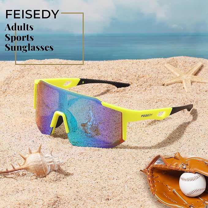 Gafas Deportivas Polarizada UV400 - 9335 Light Green