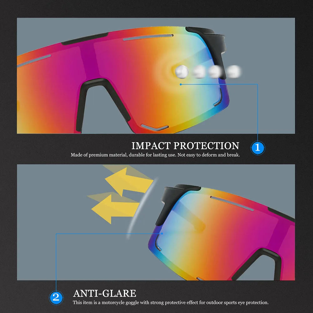 Gafas Deportivas Polarizada UV400 - 9335 Purple