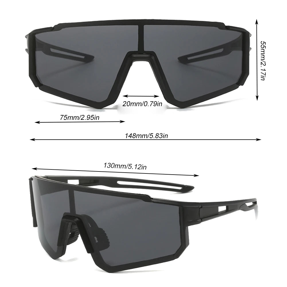 Gafas Deportivas Polarizada UV400 - 9335 Dark Blue