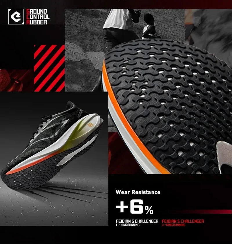 Road Running Shoes - Li-Ning - Black 1