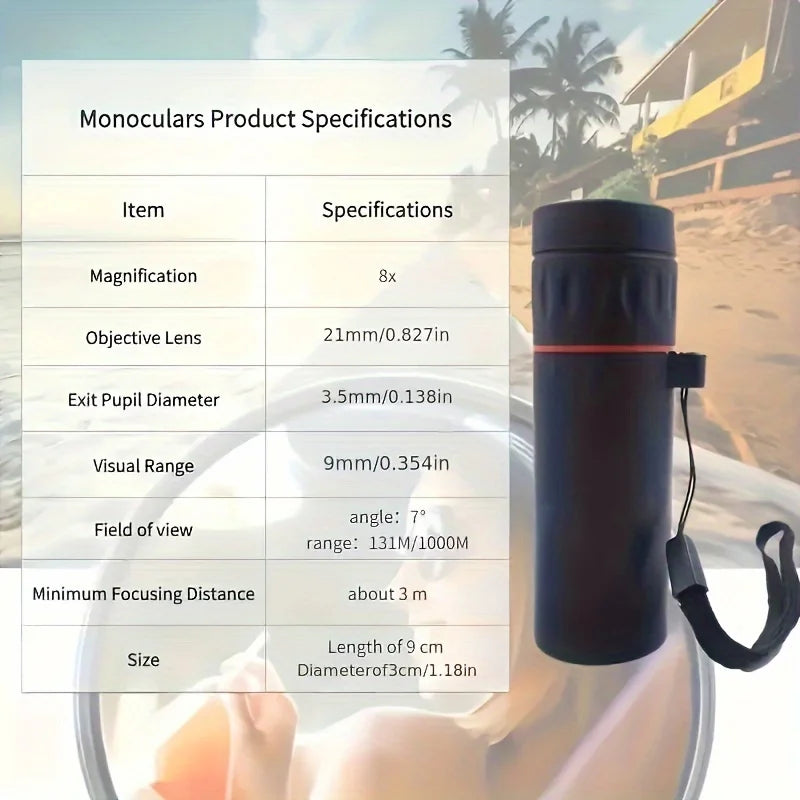 UltraZoom 2000X25 HD Monocular Telescope