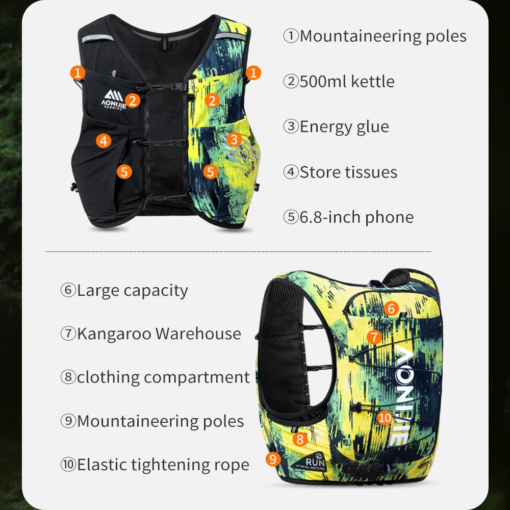 Running Vest - 10L Ultraligero - AONIJIE C9116