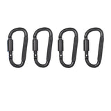 Tactical Carabiner Clips (4/6/12 Pack) – Outdoor Keychain & Gear Hooks