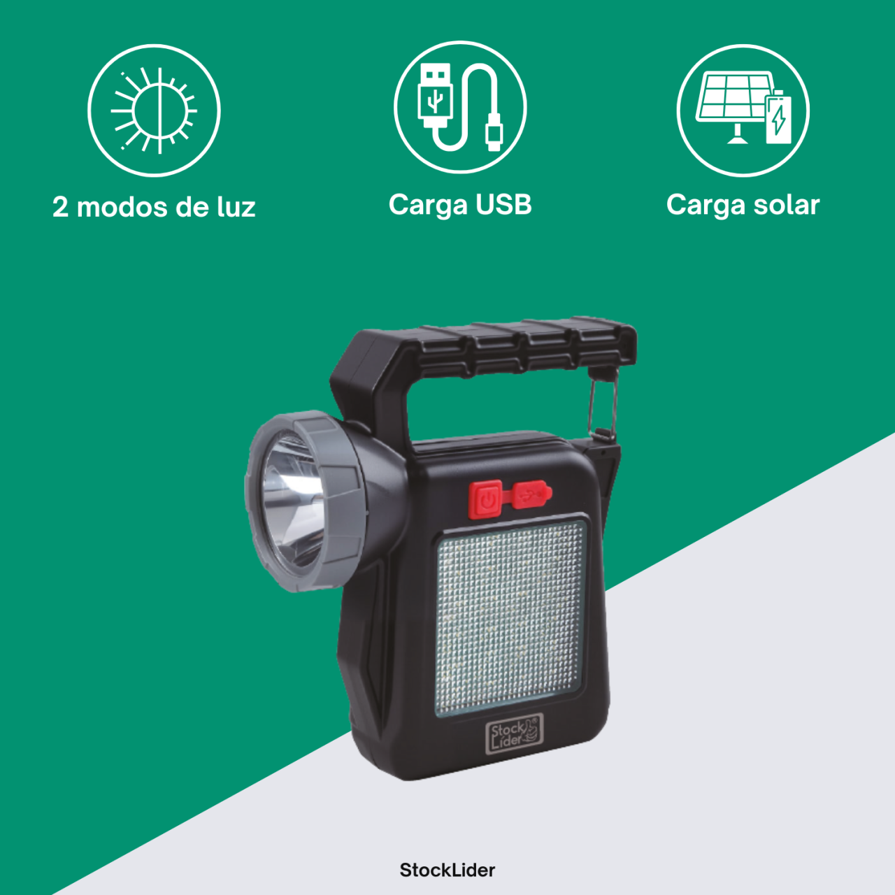 Portable Solar lamp; USB-C Lantern