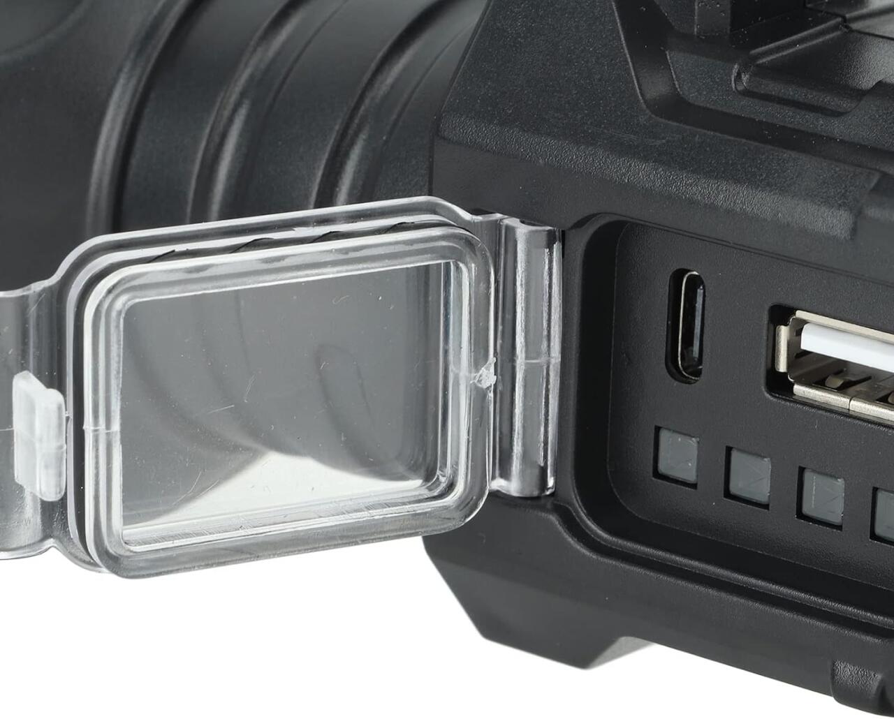 Total Light Pro – Powerful Flashlight with Tripod + Solar Power Bank