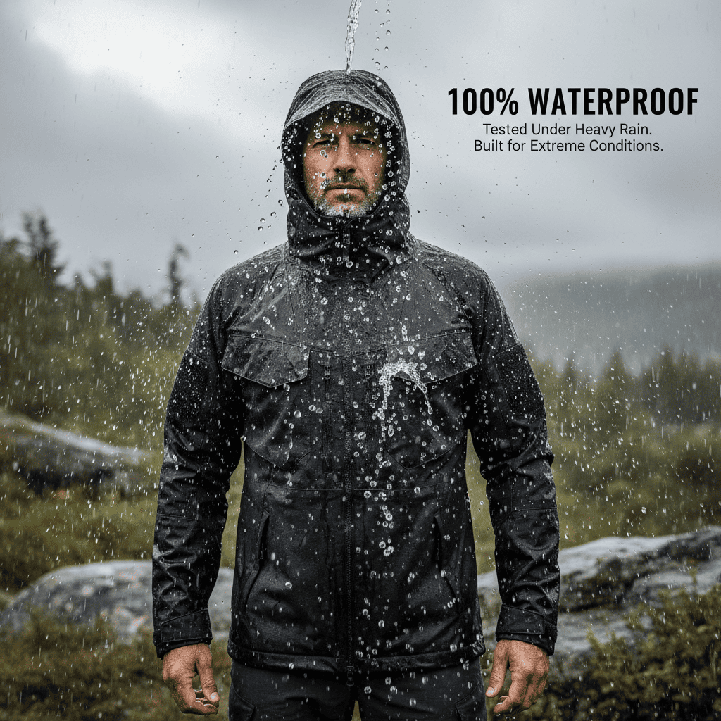 Tactical military waterproof jacket