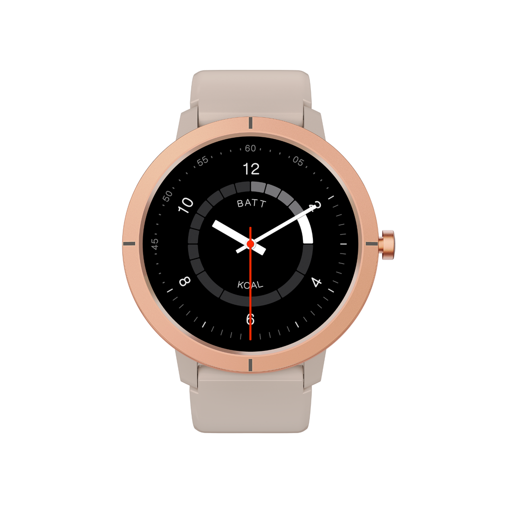 Classic Gaia76 SmartWatch: GPS with 6 Satellites and 170+ Sport Modes – Rose Gold