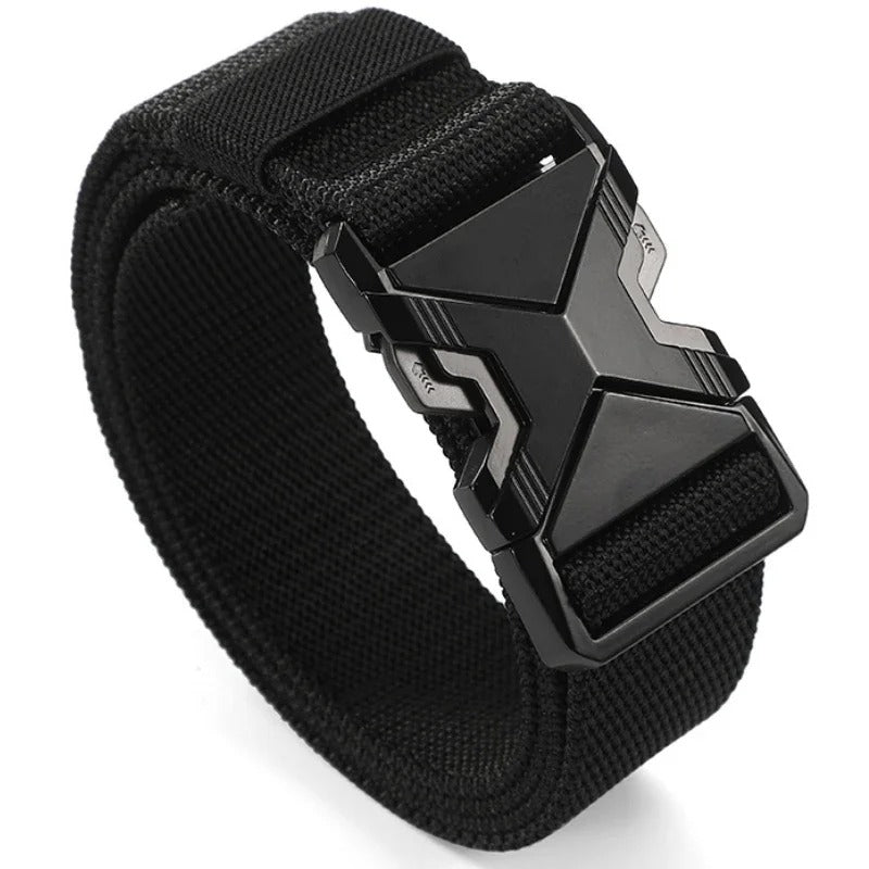 Men's 125cm Tactical Belt with Metal Buckle