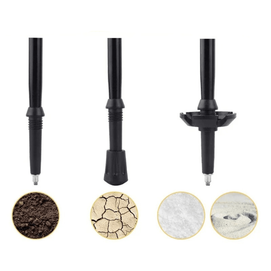 Kit 2 Bastones de Senderismo Ergonómicos Ultraligeros
