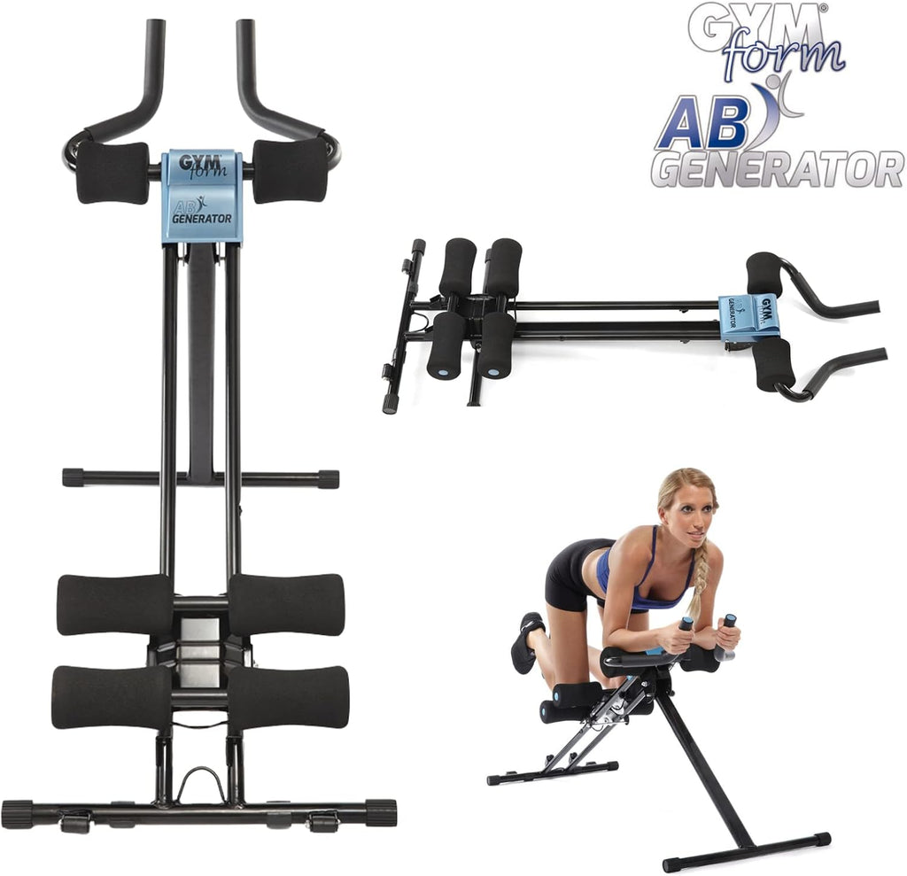 AB Generator - Máquina de Ejercicios Abdominales Plegable para Casa