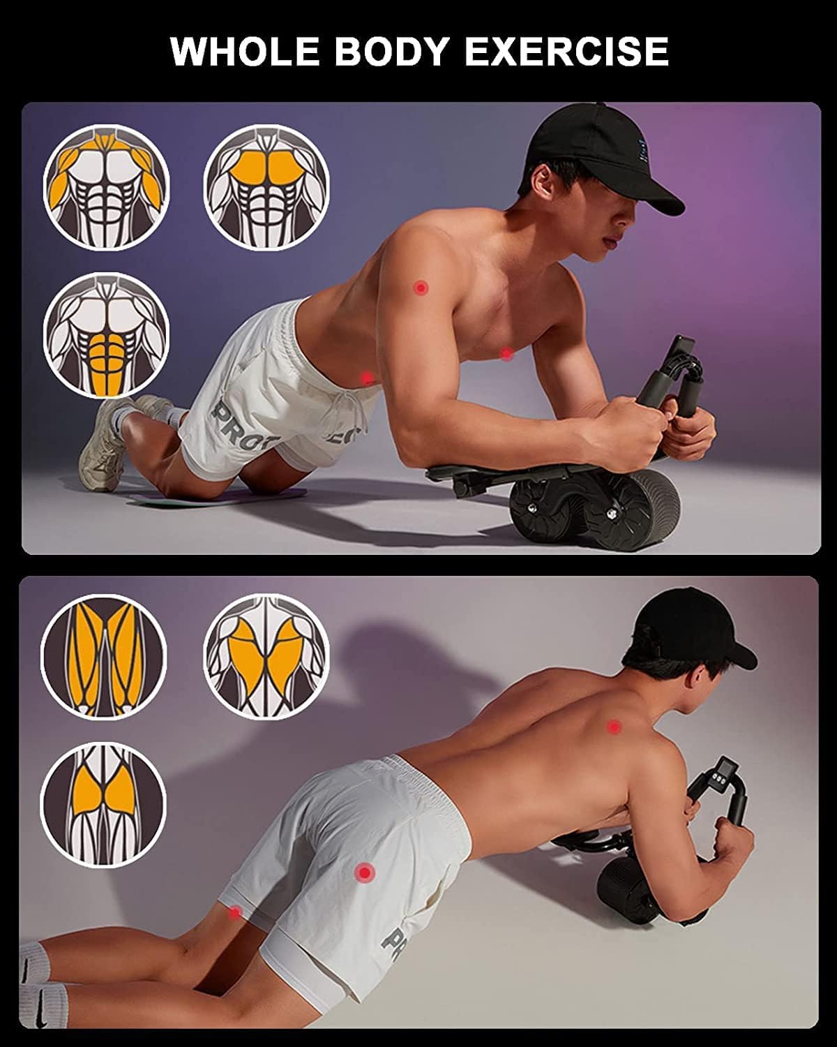 Automatic Rebound Exercise Roller