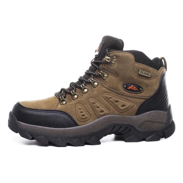 Waterproof hiking boots + free belt included