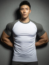 White Dark Gray Sleeve