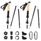 Kit 2 Bastones de Senderismo Ergonómicos Ultraligeros