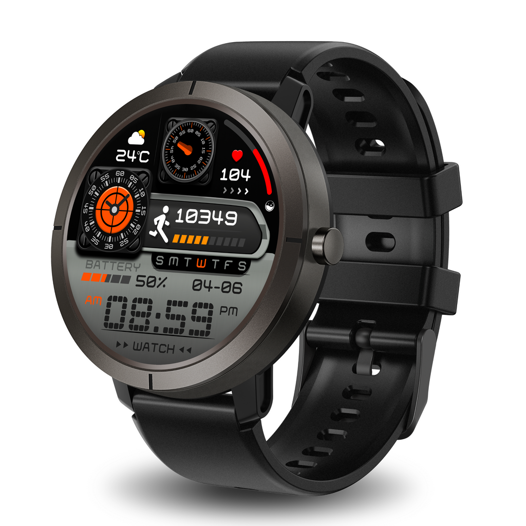 Dale Classic SmartWatch DM76 - 6 Satellites GPS / 170+ Sports Mode - Negro