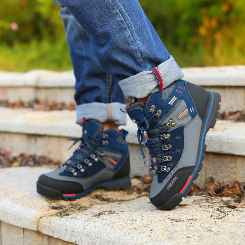 Waterproof hiking boot for rugged terrain