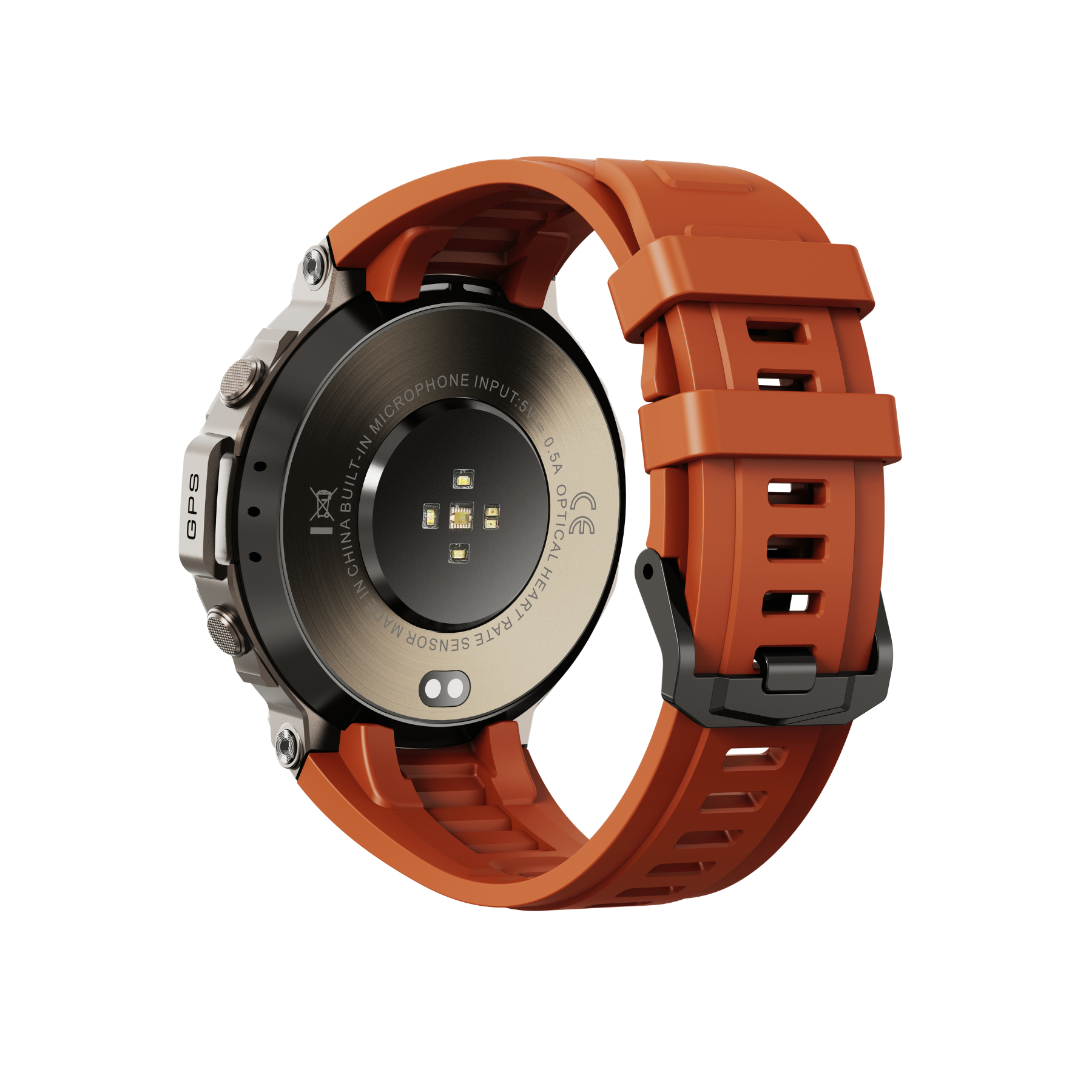 Dale T-Rex Ultra DM58 - SmartWatch Militar con GPS Dual, Brújula y Seguimiento de Rutas - Rojo