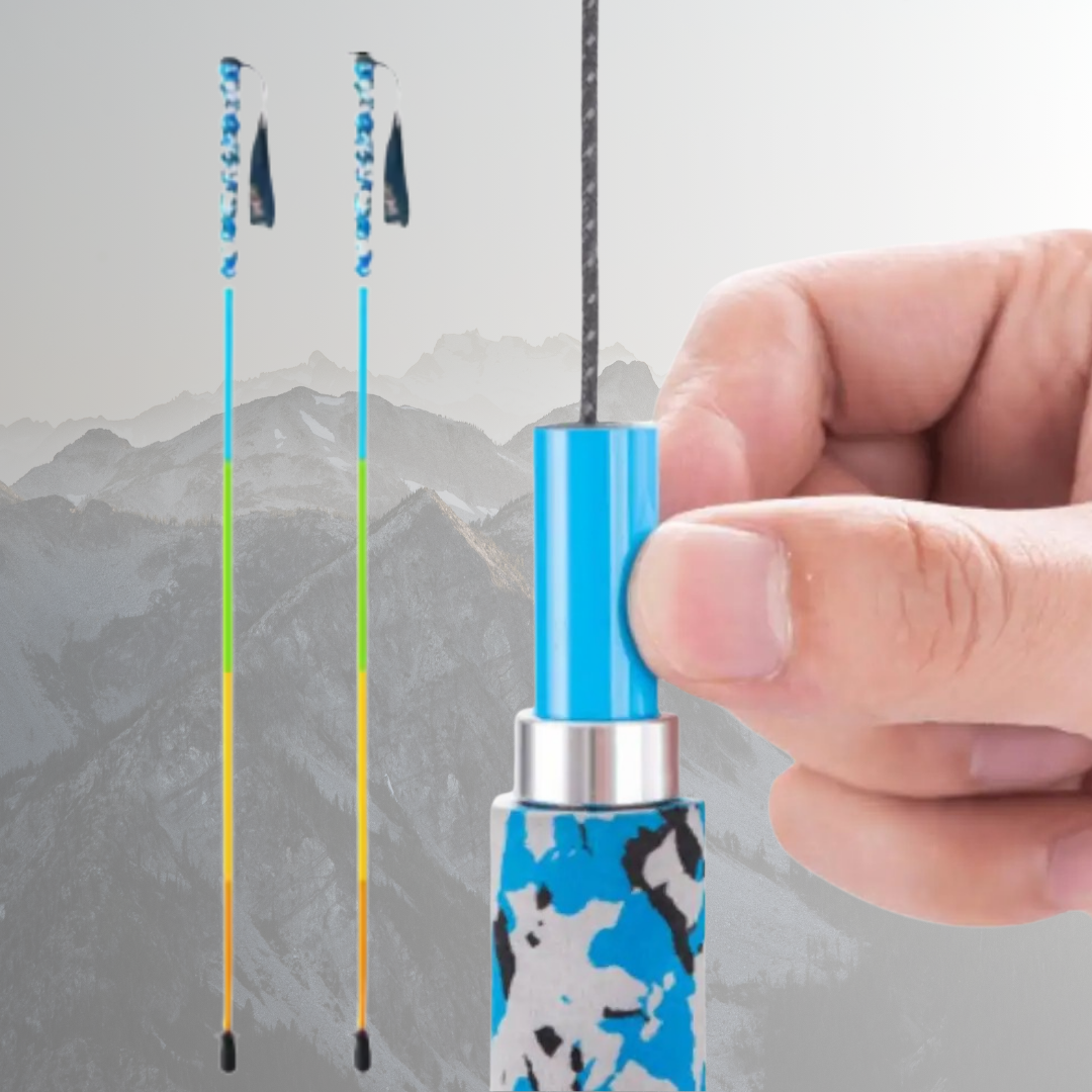 Ultralight Carbon Fiber Trekking Poles (2-Pack) + Free Carry Bag