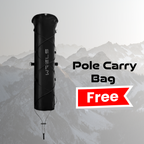 Ultralight Carbon Fiber Trekking Poles (2-Pack) + Free Carry Bag