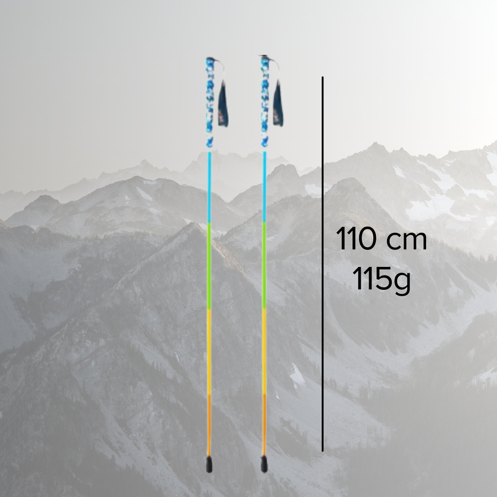 Ultralight Carbon Fiber Trekking Poles (2-Pack) + Free Carry Bag