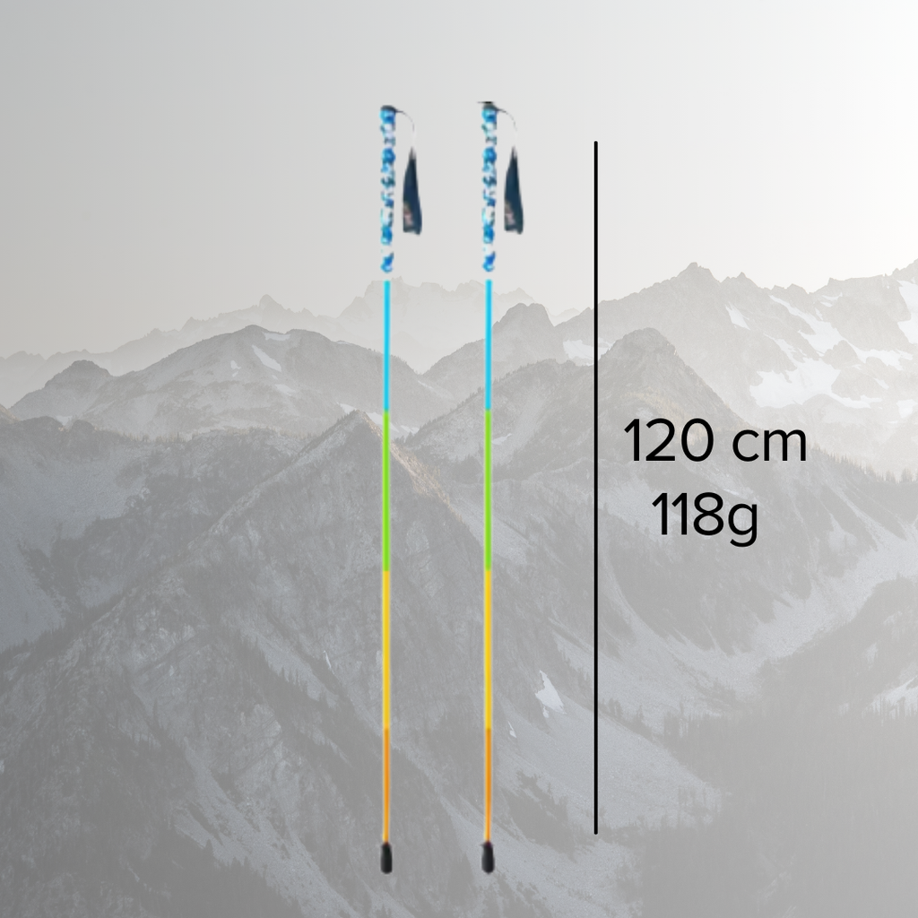 Ultralight Carbon Fiber Trekking Poles (2-Pack) + Free Carry Bag