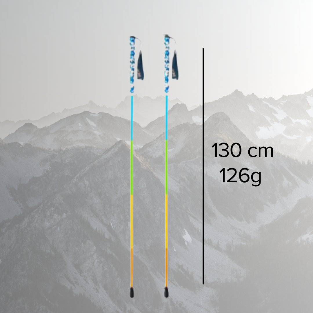 Ultralight Carbon Fiber Trekking Poles (2-Pack) + Free Carry Bag