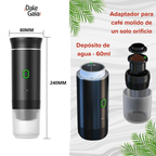 Pack Regalo para Aventureros - Linterna Potente + Powerbank Solar + Cafetera Expreso Portátil 3 en 1