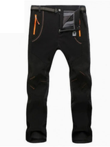 Black with orange