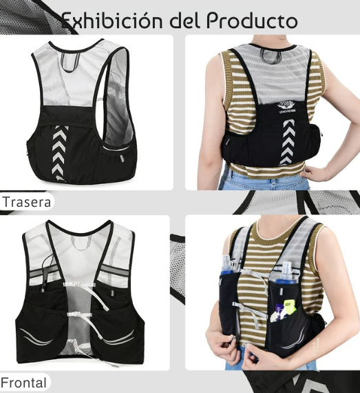 Chaleco Trail Running de Hidratación Ultraligera 5L