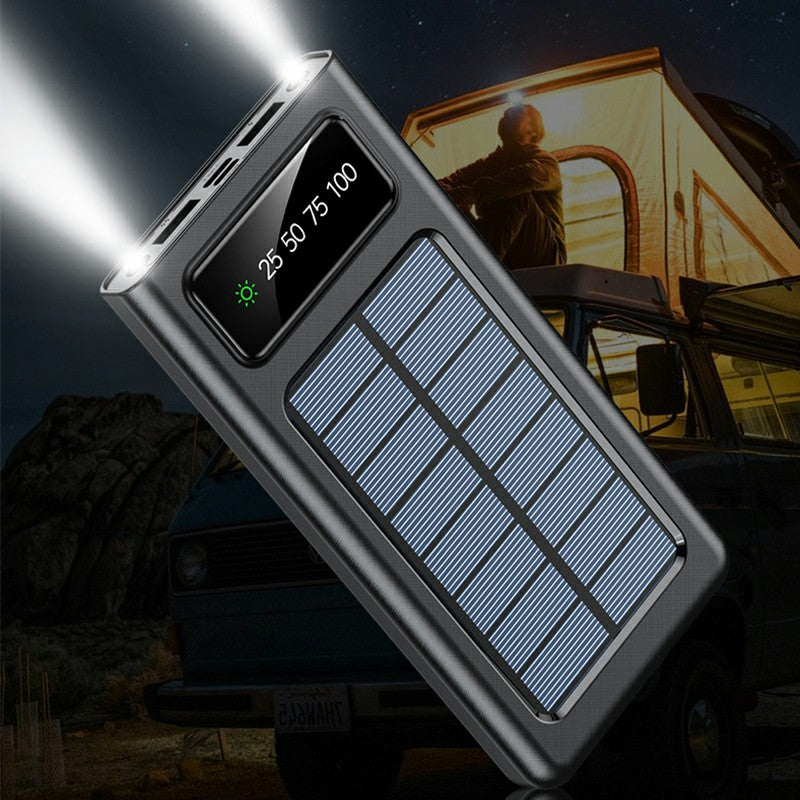 Total Light Pro – Powerful Flashlight with Tripod + Solar Power Bank