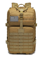 50L Waterproof Tactical Backpack for Hiking, Camping & Travel