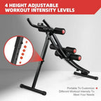 SmartCore Foldable ABS Trainer – Home Gym with Resistance Bands & LCD