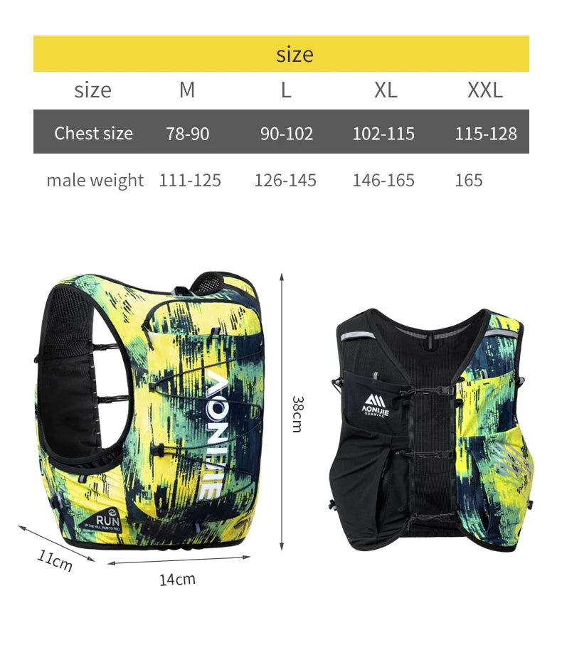 Running  Vest - 10L Ultraligero - AONIJIE C9116