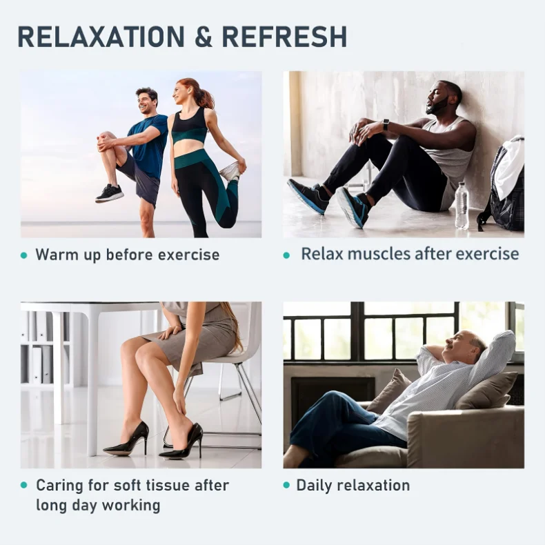 Air Compression Leg & Foot Massager Boots with Remote Control