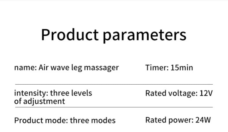 Air Compression Leg & Foot Massager Boots with Remote Control