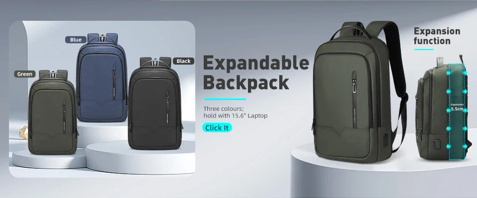 Smart Waterproof Laptop Backpack