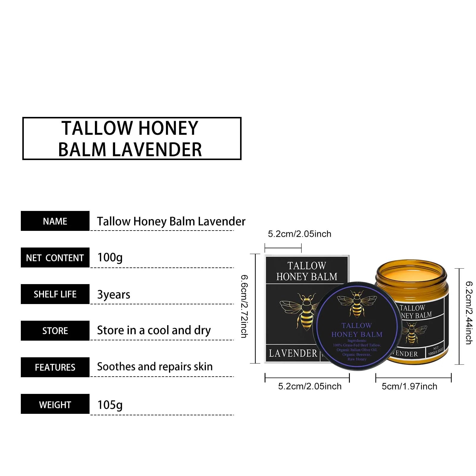 Tallow & Honey Radiance Balm
