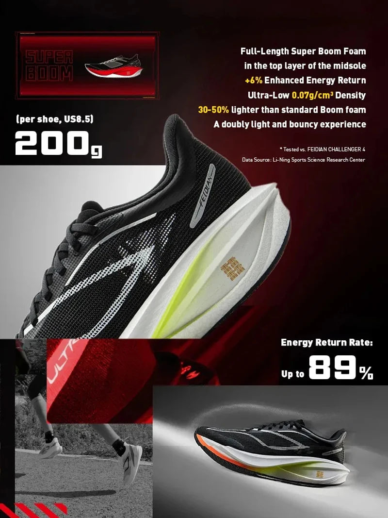 Road  Running Shoes - Li-Ning - Black 1