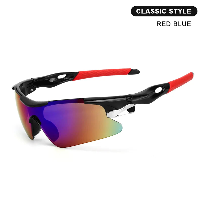 Gafas Deportivas para Ciclismo - Rojo/Azul