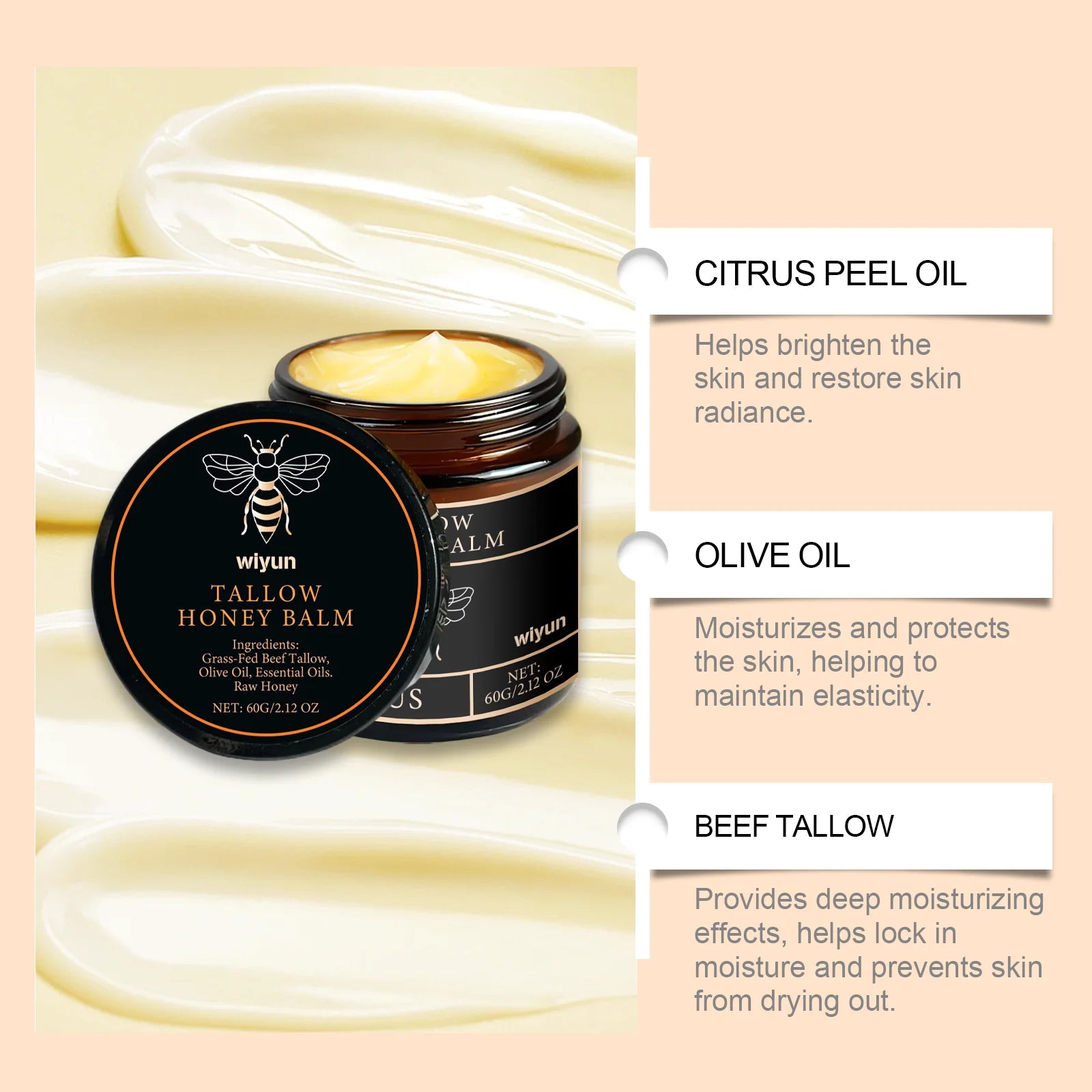 Tallow & Honey Radiance Balm
