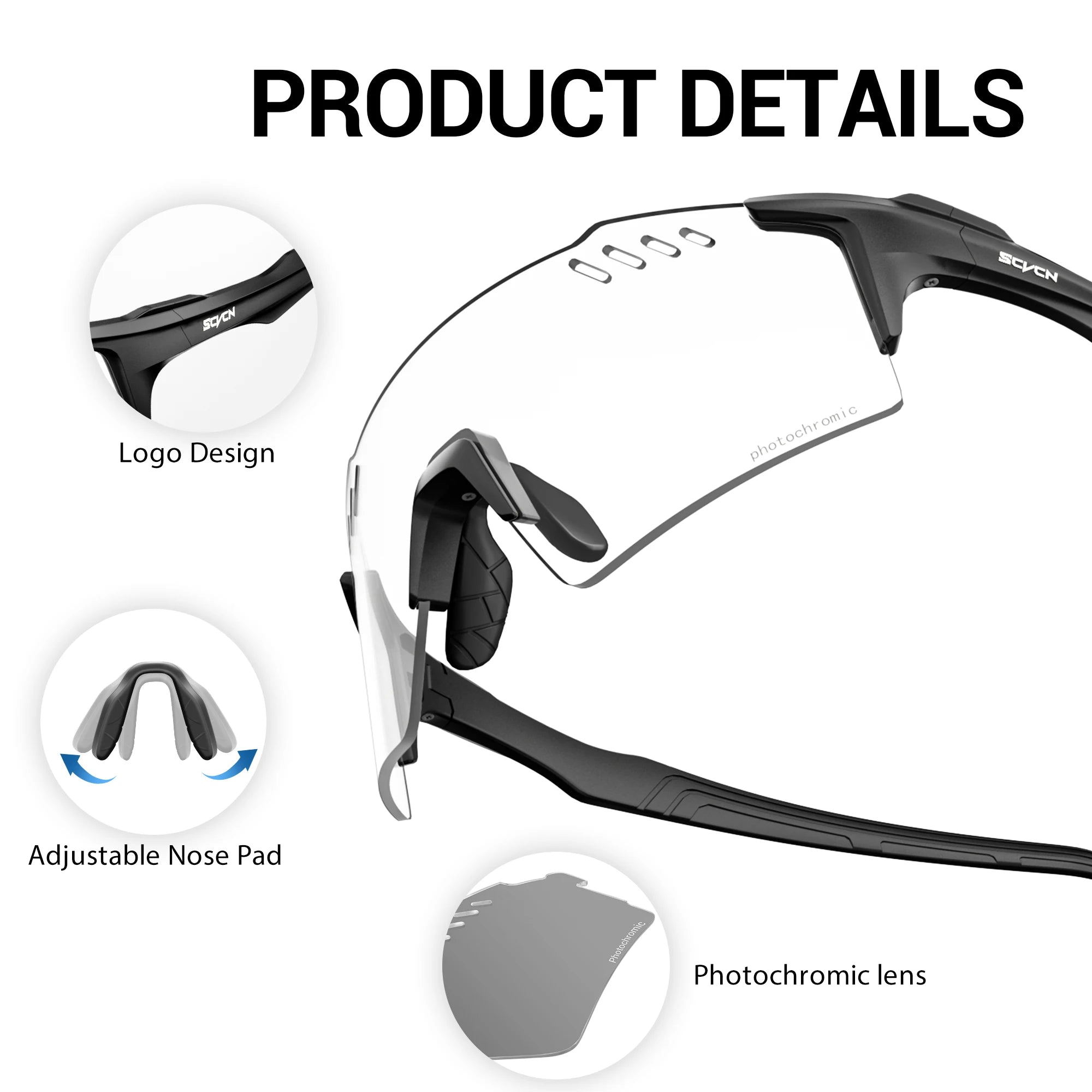 Lentes ActiveVue - Gafas Fotocromáticas Protección UV400 - Azul