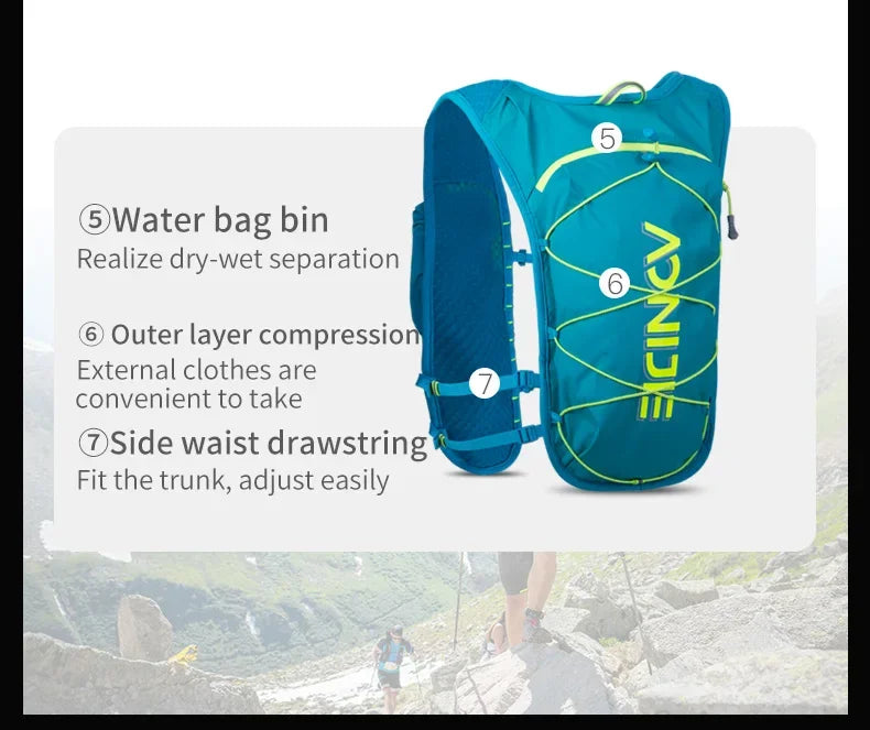 AONIJIE UltraFit Pro C9107 – Chaleco Hidratación Ultraligero