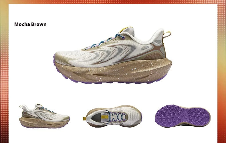 BMAI Trail Running Shoes – Lightweight Breathable - Blue-White