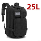 50L Waterproof Tactical Backpack for Hiking & Camping