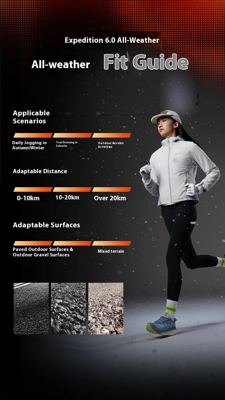 BMAI Trail Running Shoes – Lightweight Breathable -Orange