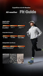 BMAI Trail Running Shoes – Lightweight Breathable -Orange