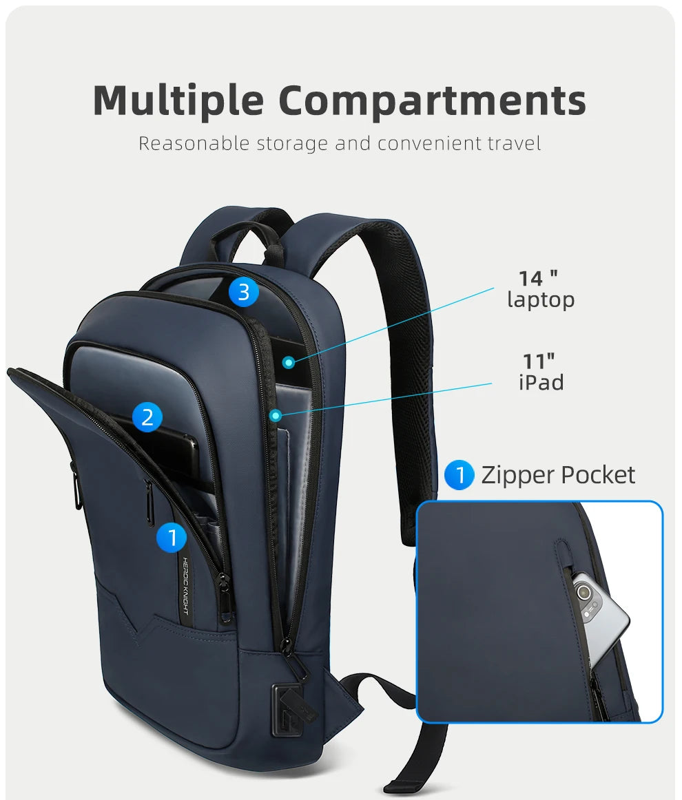 Smart Waterproof Laptop Backpack