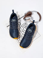 Unisex TrailFlex Hiking Sneakers – Lightweight Outdoor Shoes - Navy Blue